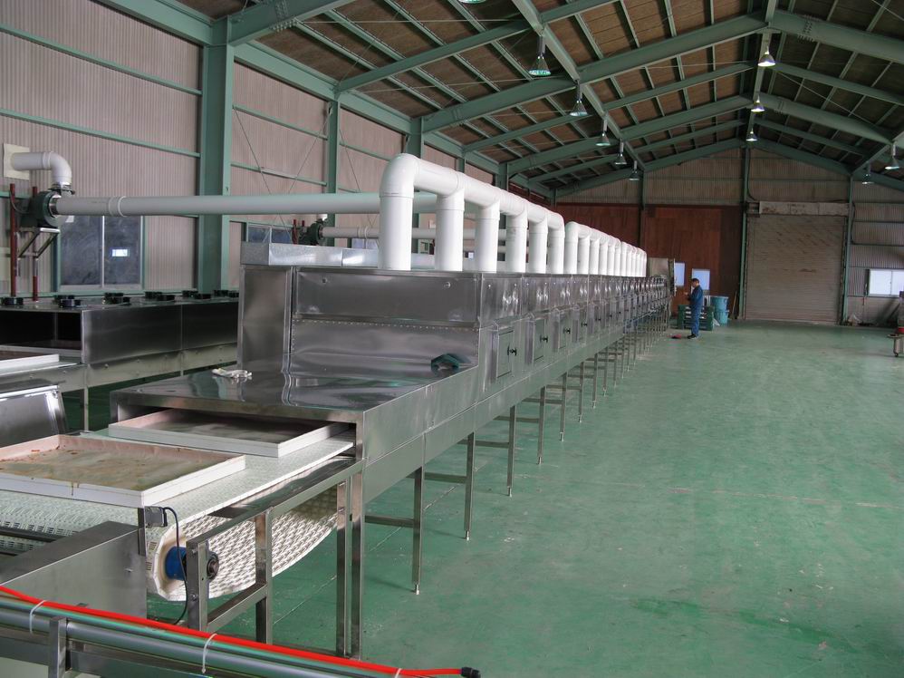 微波隧道式干燥設備